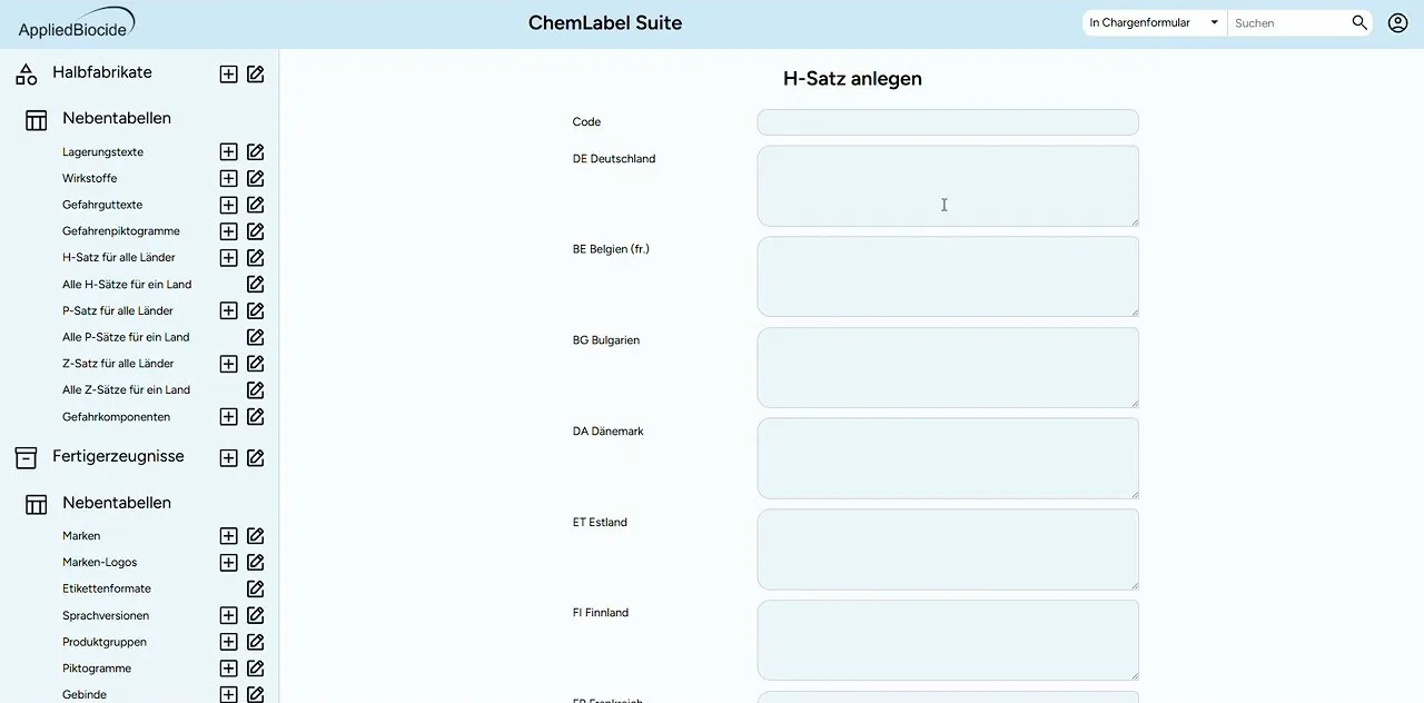Bildschirmfoto aus dem Video: H-Sätze für alle Länder anlegen
