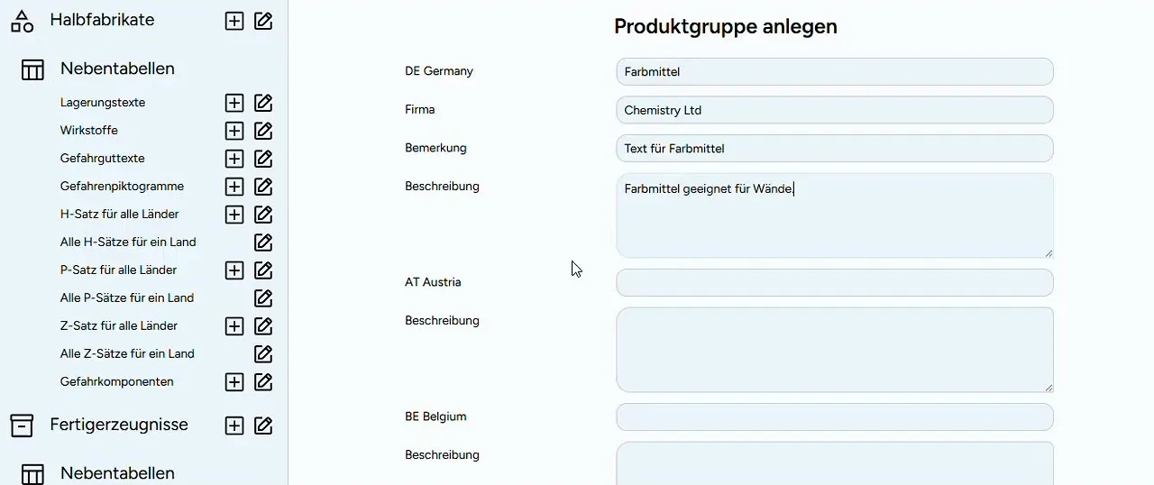 Bildschirmfoto aus dem Video: Produktgruppe anlegen