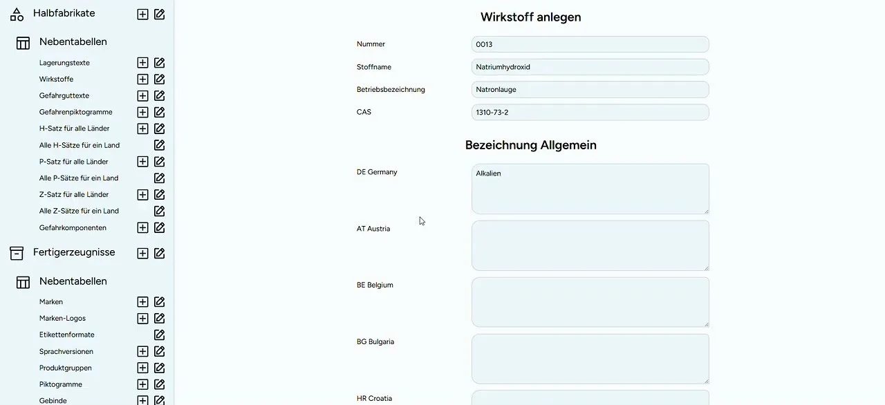Bildschirmfoto aus dem Video: Wirkstoff anlegen