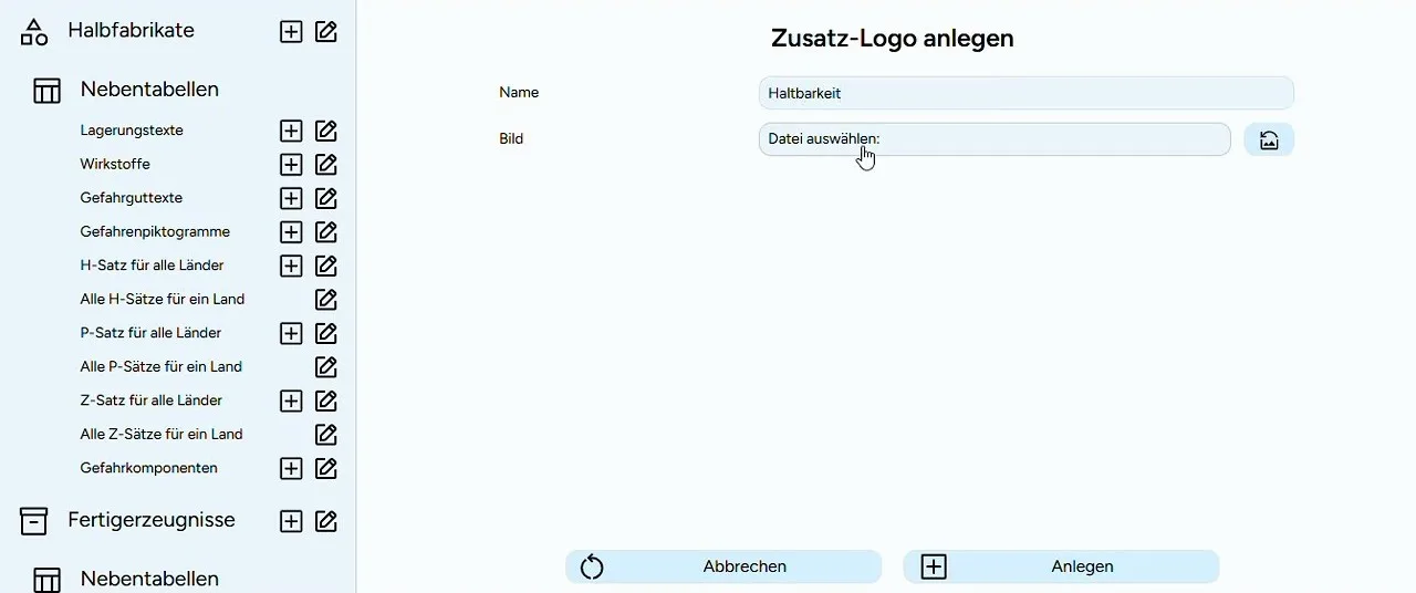Bildschirmfoto aus dem Video: Zusatz-Logos anlegen